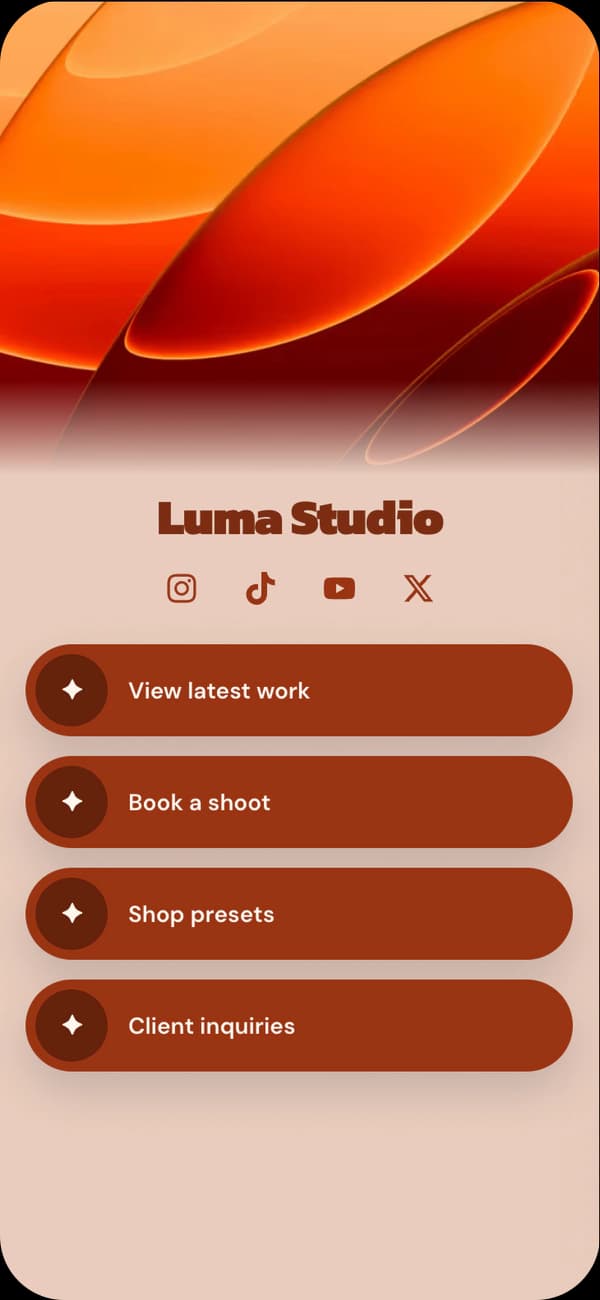 Amber Lens Linkrise preview ng profile