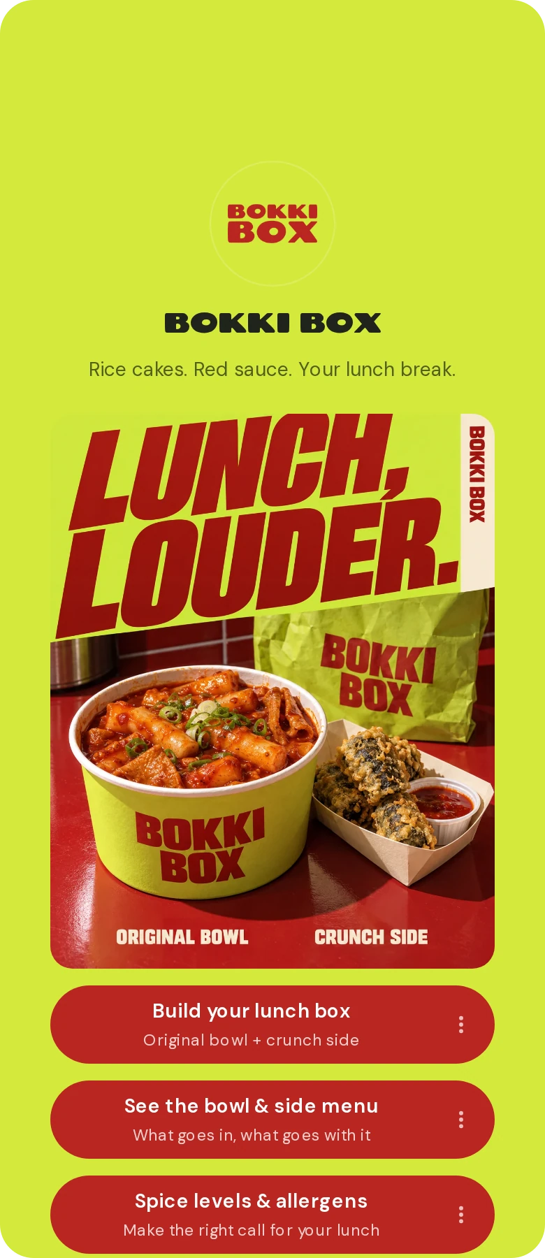 BOKKI BOX · Aperçu de la page