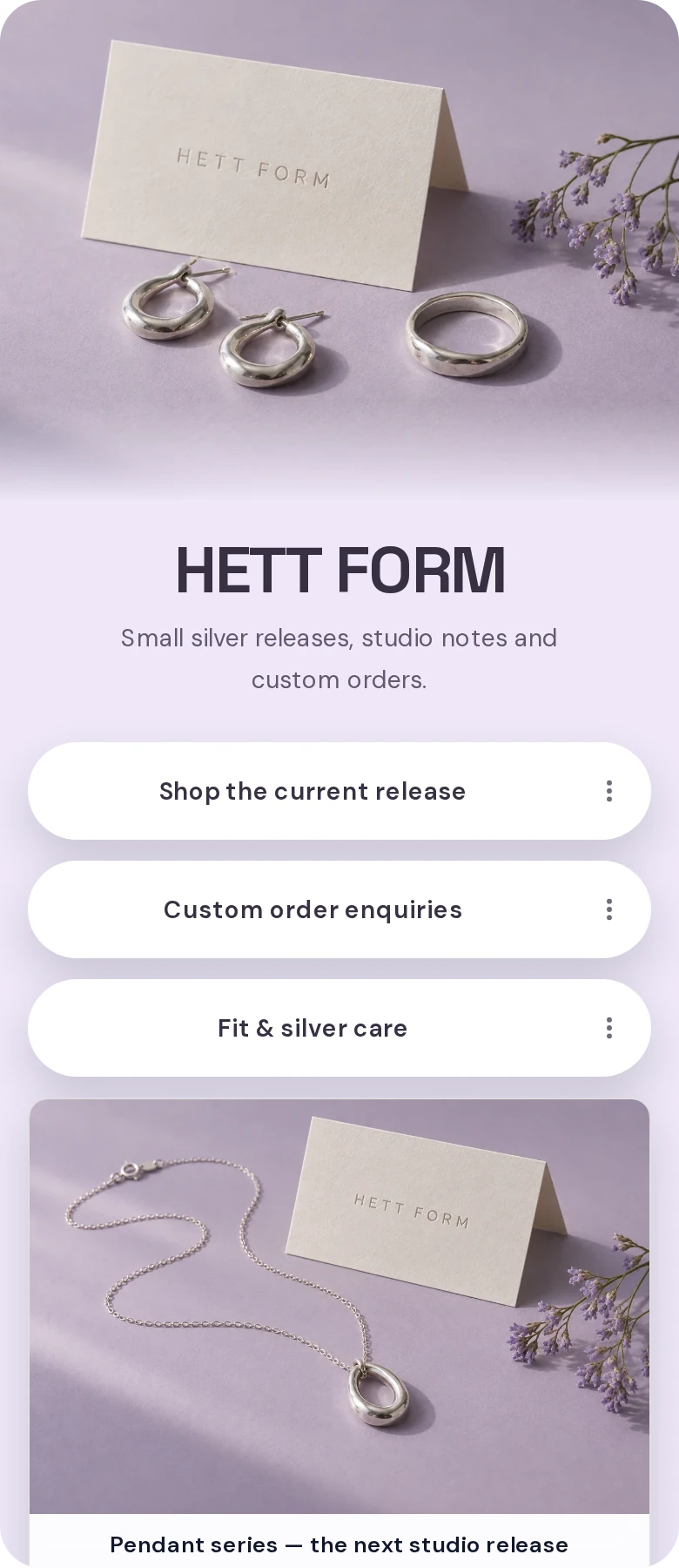 HETT FORM · Sayfa önizlemesi