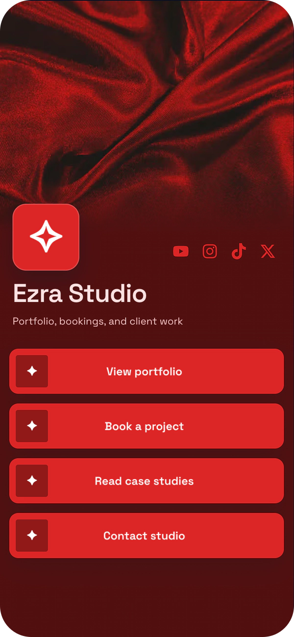 Crimson Satin template preview