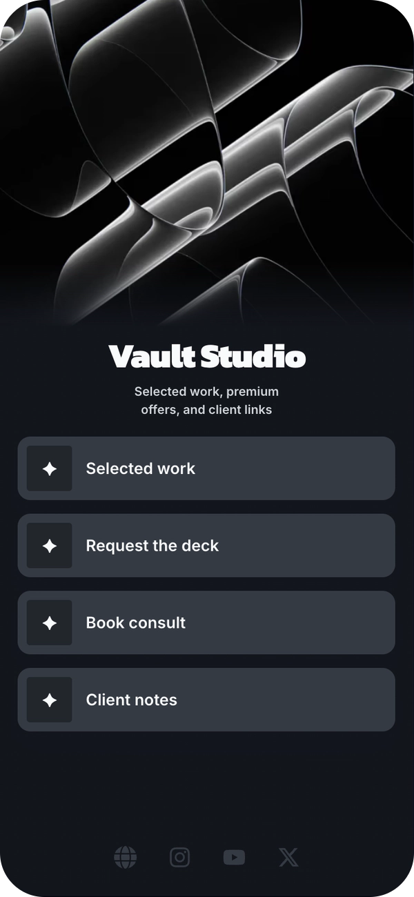 Graphite Fold template preview