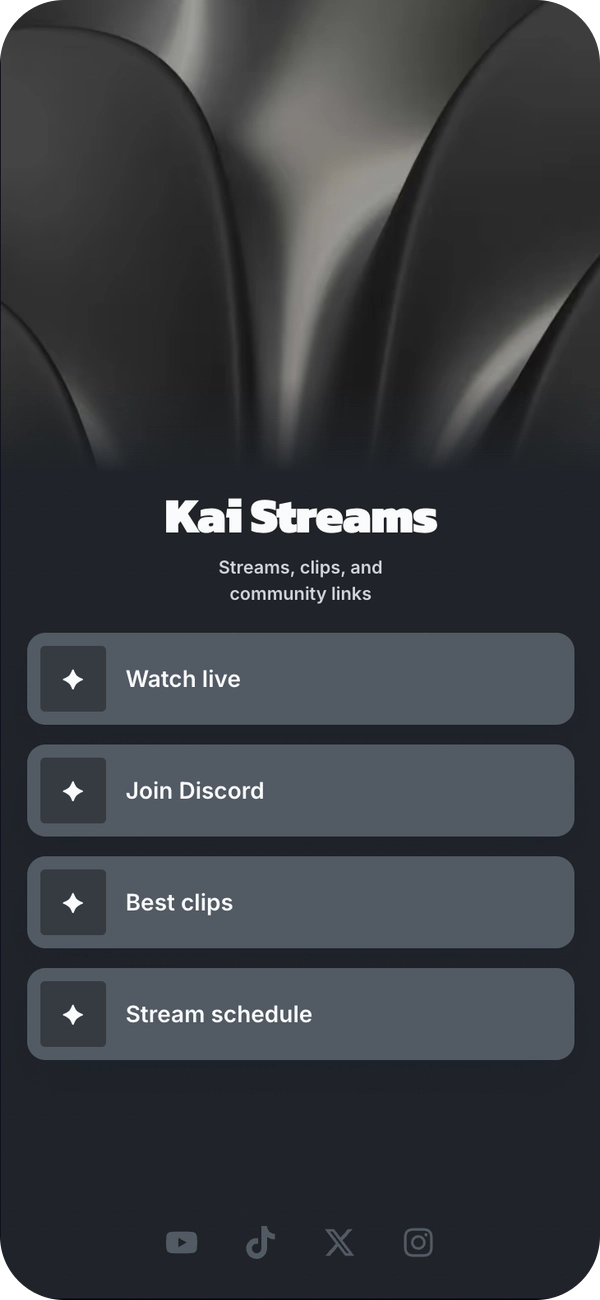 Graphite Petals template preview